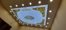 Firma logolu gergi tavan